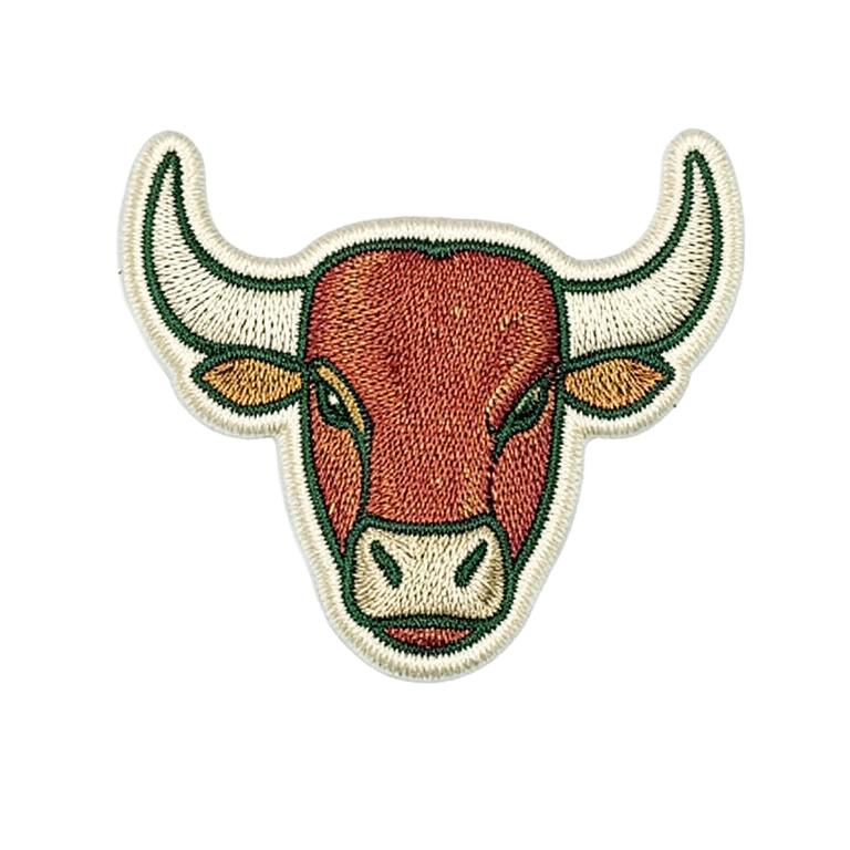 Mechanical Bull illustrated gold engraving