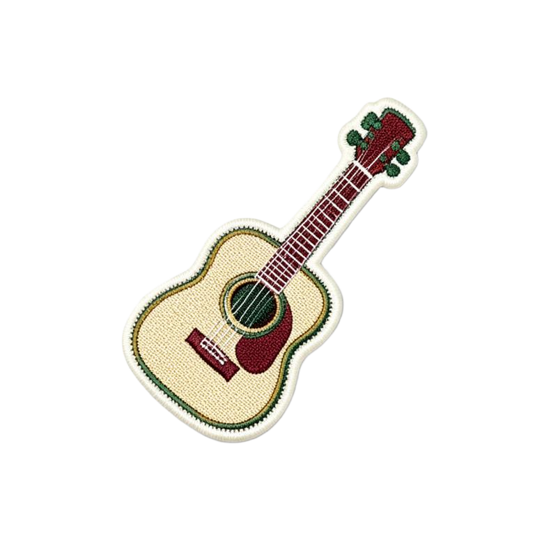 Live Music illustrated gold engraving