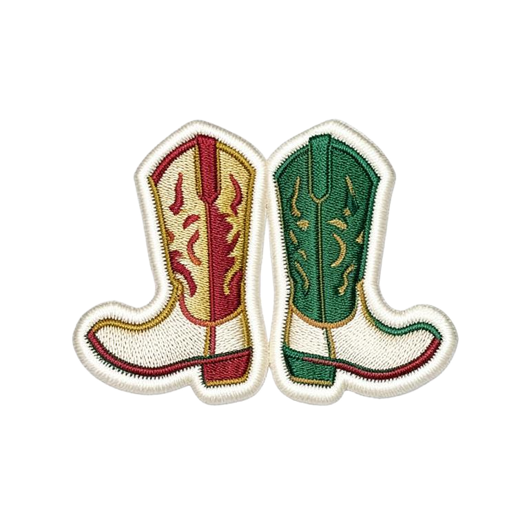 Line Dancing illustrated gold engraving